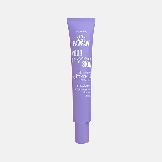 Dr. PawPaw Your Gorgeous Skin Rejuvenating Night Cream - Nourishing Night Face Cream with Chamomile - Vegan Face Moisturizer for Dry Skin - 1.52 oz