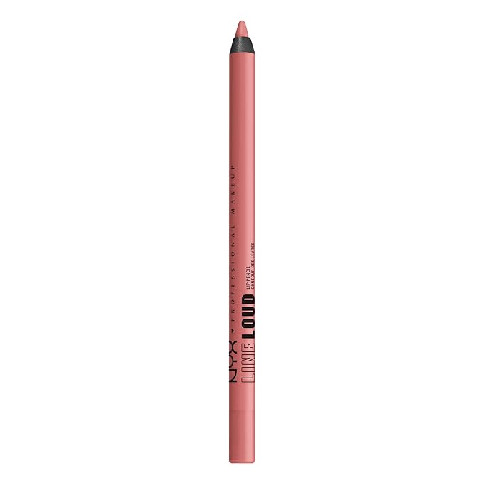 NYX PROFESSIONAL MAKEUP Line Loud Lip Liner, Longwear and Pigmented Lip Pencil with Jojoba Oil & Vitamin E - Born To Hustle (Muted Rose)