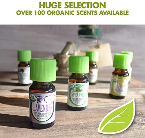 Healing Solutions Organic Lavender Essential Oil (2 oz / 60 ml), Undiluted, Pure, for Hair, Diffuser, Skin, & Aromatherapy - Therapeutic Grade - Lavender Oil