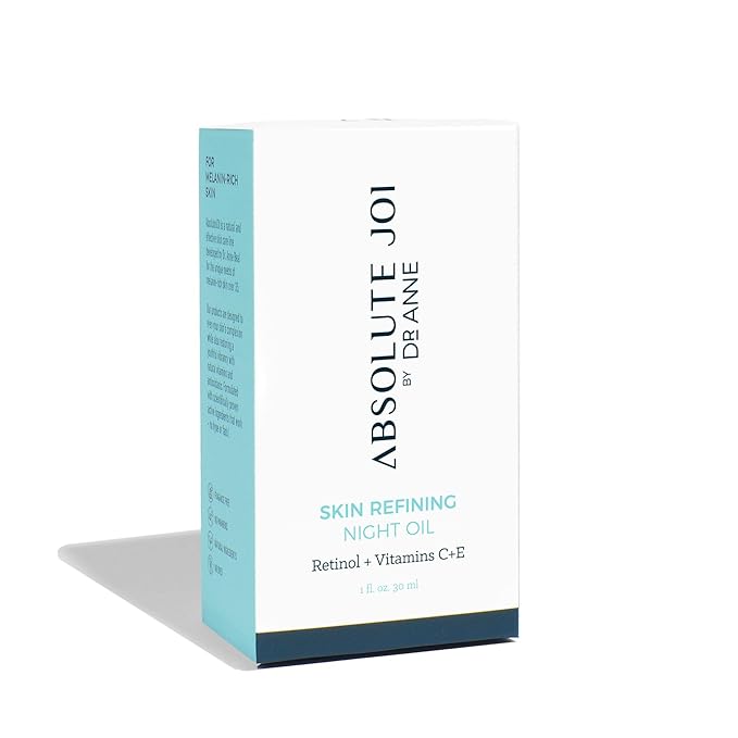 Retinol Oil Serum with Vitamin C, Skin Refining Night Oil for Fine Lines and Hyperpigmentation with Sensitive Skin Friendly Granactive Retinoid - Unscented - 1 Fl Oz Full Size