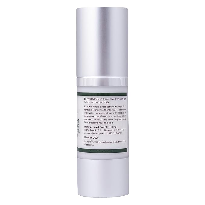 Day & Night Anti-Aging Moisturizer with Matrixyl 3000 | Premium Face Cream | Non-Irritating Skin Care For Lines, Stretch Marks, Imperfections | Patented Pentapeptide - 30ml Airless Pump