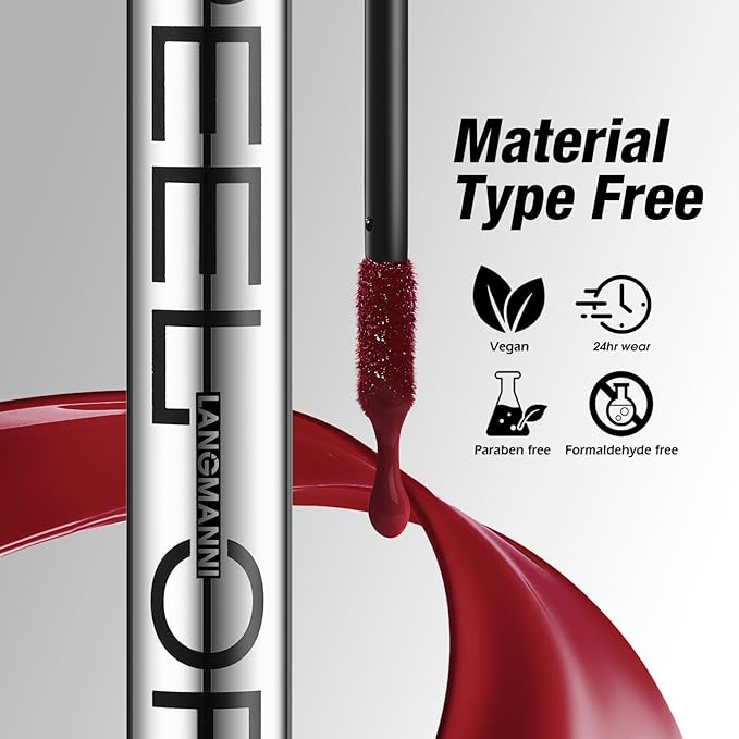 LANGMANNI Long-Lasting Peel Off Lip Liner Set, Waterproof & Smudge-Proof Matte Lip Liners Gift Makeup For Girls(#3)