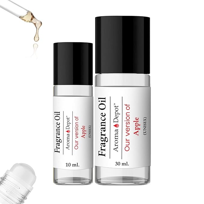 Aroma Depot 1 oz. Apple Spray Perfume/Skin Body Fragrance Oil. Our Interpretation, Pure-Uncut. Add a Few drops to your Aromatherapy Diffuser.