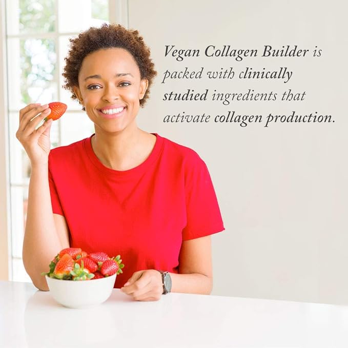 Purity Products Vegan Collagen Builder + Dr. Cannell's Advanced D Bundle Organic Fruits + Vegetables, Vitamin D3, K2 (Menaquinone MK-7 MK-4), Vitamin C, Lutein, Biotin - 30 Servings
