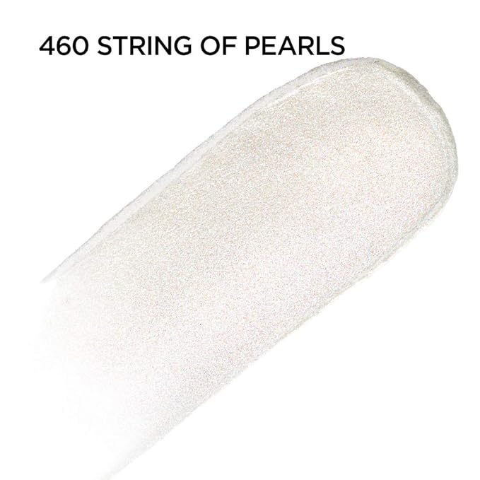 L'Oreal Paris Brilliant Eyes Shimmer Liquid Eye Shadow, Longwearing Lasting Shimmer, Crease Resistant, Flake-Proof, Precision Applicator, Quick Dry, Non-Greasy, String of Pearls, 0.1 oz.