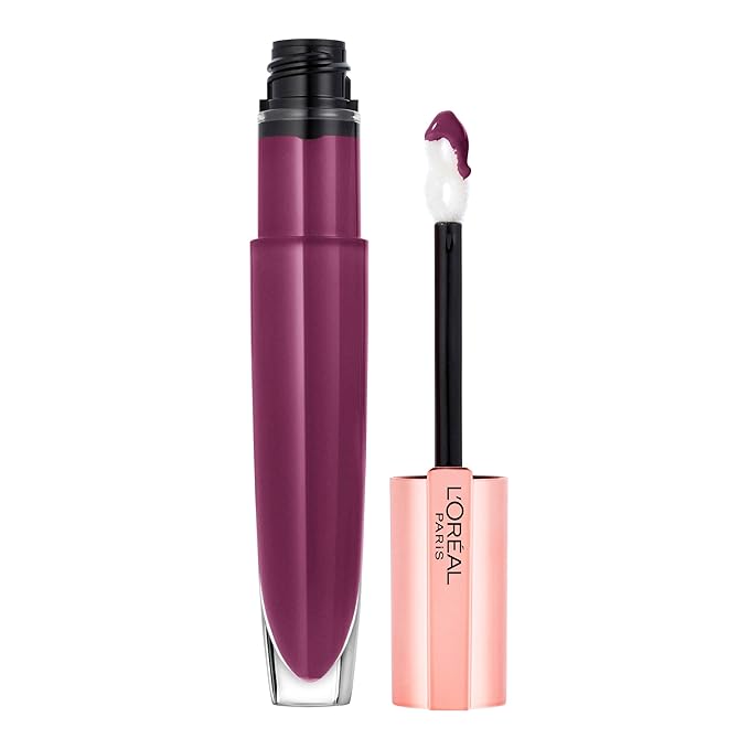 L'Oreal Paris Glow Paradise Hydrating Tinted Lip Balm-in-Gloss with Pomegranate Extract & Hyaluronic Acid, Ultra-Gentle, Non-Sticky Formula, Fete de Fleurs, 0.23 fl oz