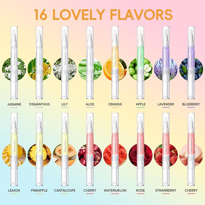 Acrylic Nail Kit for Beginners Nail Kit Acrylic Set and 16 pcs Cuticle Oil Pens
