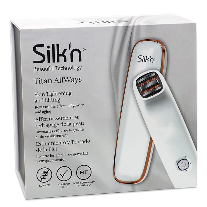 Silkโn Titan AllWays โ Wrinkle Reduction & Skin Tightening | Anti-Aging Device, Cordless Use | Proven Safe & Clinically Tested | Unisex Hygiene & Personal Care