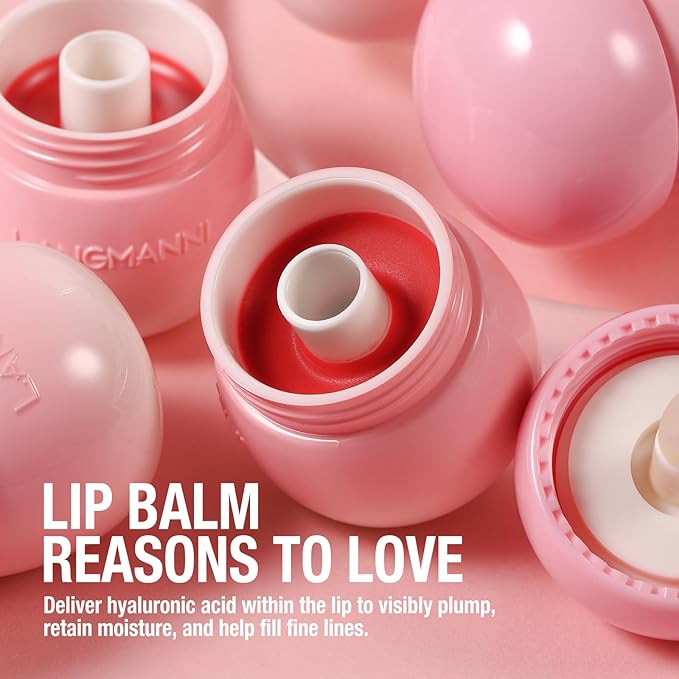 LANGMANNI Pudding Glow Lip Balm | Velvet-Smooth Lip Gloss for Nourished, Glowing Lips | Hydrating, Non-Sticky Glossy Tinted Lip Balm Makeup 0.28 Oz (#3, 1)