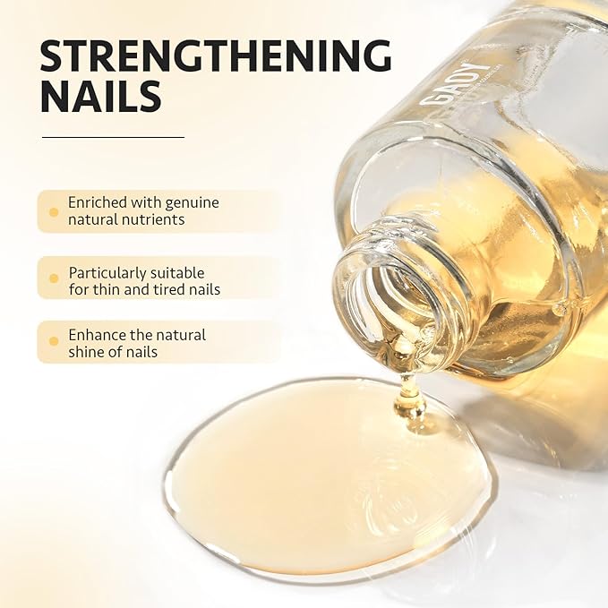 GAOY Purple Grape Jelly Gel Nail Polish Set and Cuticle Oil, 20ml Cuticle Care Strengthener Oil