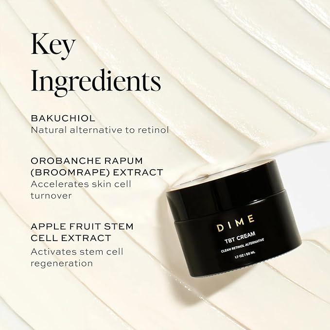 DIME Beauty TBT Cream (1.7 oz) + TBT Serum (1.7oz) + Super Firm Facial Serum (0.50 oz)