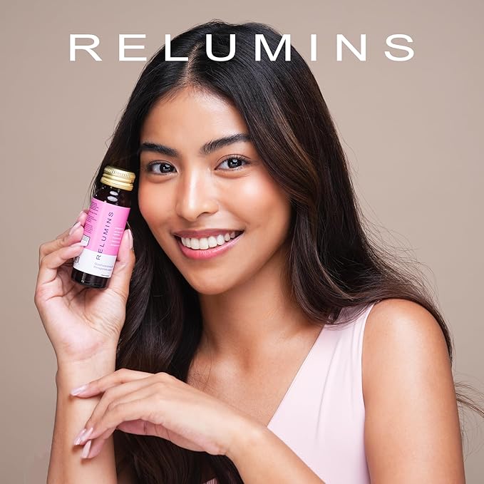 Relumins Advance Beauty Supplement Set – Collagen Drink, Glutathione Drink & Vitamin C 1000mg with Rose HIPS & Bioflavonoids, Hyaluronic Acid & CoQ10