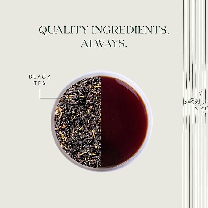 Luxmi Estates - Tale of Two Estates - Organic English Breakfast Tea - 50 Tea Bags | Made with Organic Darjeeling & Assam Tea from India | Smooth, Flavorful, Robust and Caffeinated