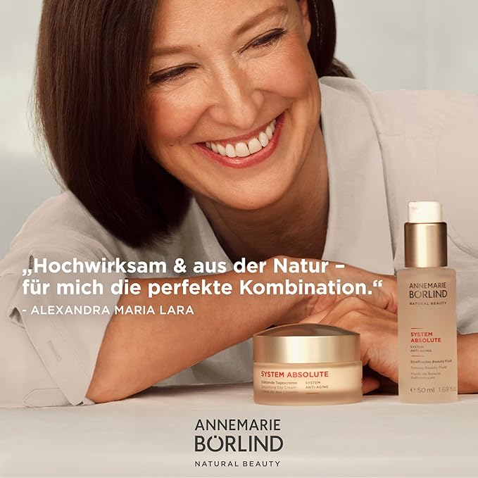 ANNEMARIE BÖRLIND - SYSTEM ABSOLUTE Regenerating Night Cream - Anti Wrinkle Moisturizer with Retinol, Aloe, Algae and Meadowfoam Extracts - Nourishes, Tones, and Hydrates - 1.69 Fl. Oz