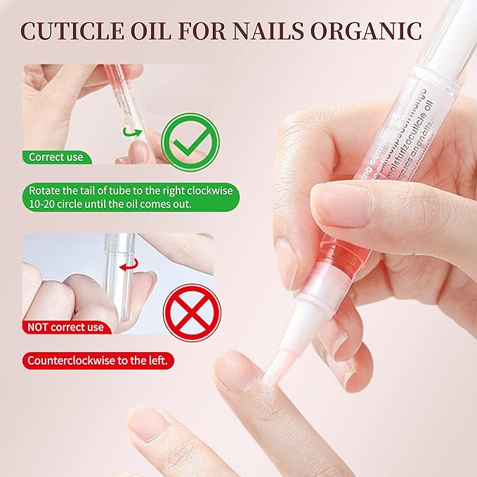 6Pcs Nail Cuticle Oils and 6colour Chrome Nail Powder for Beautiful Mirror Effect