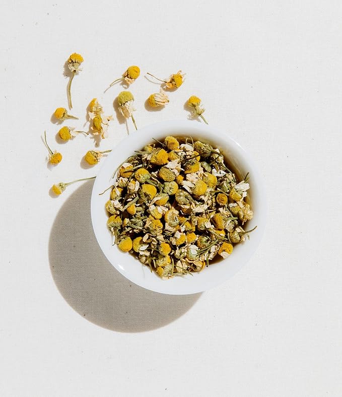 Art of Tea | Organic Egyptian Chamomile Tea Bags - Caffeine Free Herbal Tea | 50 Eco Friendly Pyramid Tea Bag Sachets