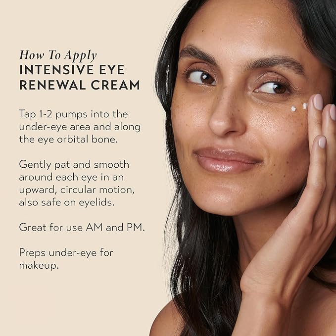 SHANI DARDEN SKIN CARE Intensive Eye Renewal Cream, Anti-Aging Eye Cream for Fine Lines, Crow’s Feet and Dark Circles, Crease-Free and Makeup-Ready, 0.50 fl oz