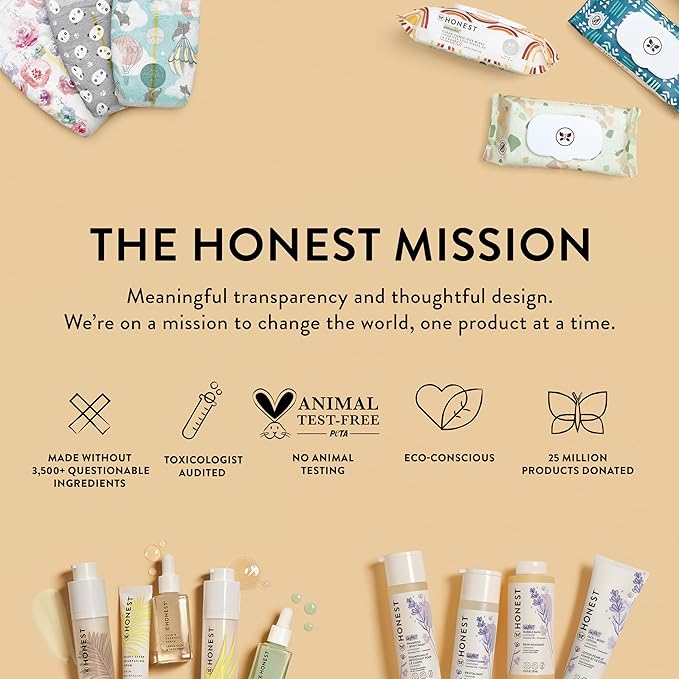 The Honest Company Honest Mama Hydrating and Soothing Glow On Body + Belly Oil | Plant Based, Hypoallergenic, Fragrance Free | 4.2 fl oz