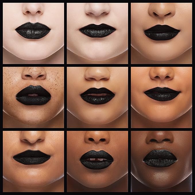 Ruby Kisses Auto Lip Liner Pencil (Black 3 Pack), Long Lasting & Non-Fading, Smooth Application, Non-Feathering with Rich Pigmented Color, No Sharpener Needed, Ideal for Full Lips Look