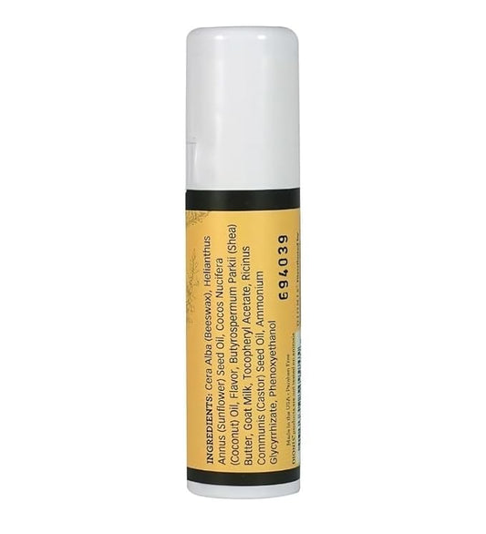 Goat Milk Milk and Honey Scent Lip Balm 0.28 oz Bundle with Nail Clipper - Moisturizing Lip Milk with Shea Butter, Coconut Oil, and Beeswax - Repair Chapped Lips - (4 Items)