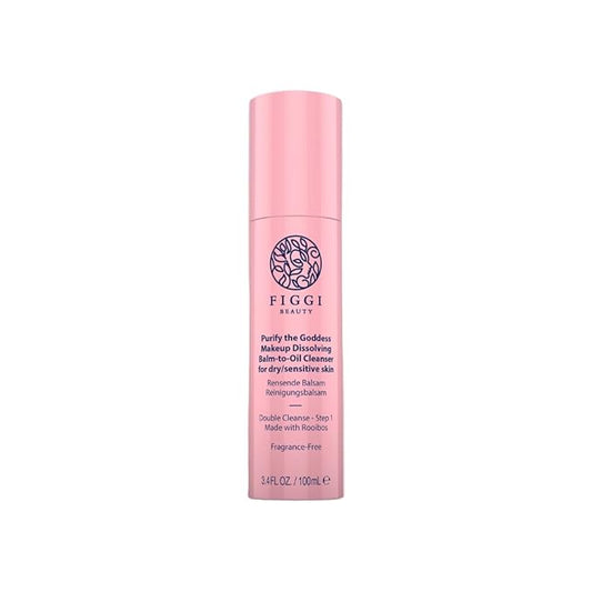 Oil Cleanser 100ml | Purify the Goddess Balm to Oil Cleanser for Face | Ultimate Makeup Remover Oil & Cleansing Balm | Formulated for Anxious & Sensitive Skin | Vegan & Cruelty Free