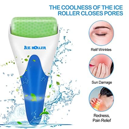 LitleFoxAR Ice Roller Fit for Uniser Skin Care, Face, Eyes and Body Special Massager Roller Puffiness Migraine Pain Relief and Minor Injury (Color White)