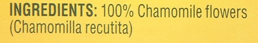 Garden of the Andes Herbal Organic Decaf Chamomile Hot Tea Bags, 0.9 oz, 20 Tea BagCount
