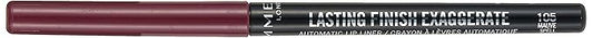 Lasting Finish Exaggerate Automatic Lip Liner, 105 Mauve Spell, Shelf Pack of 3