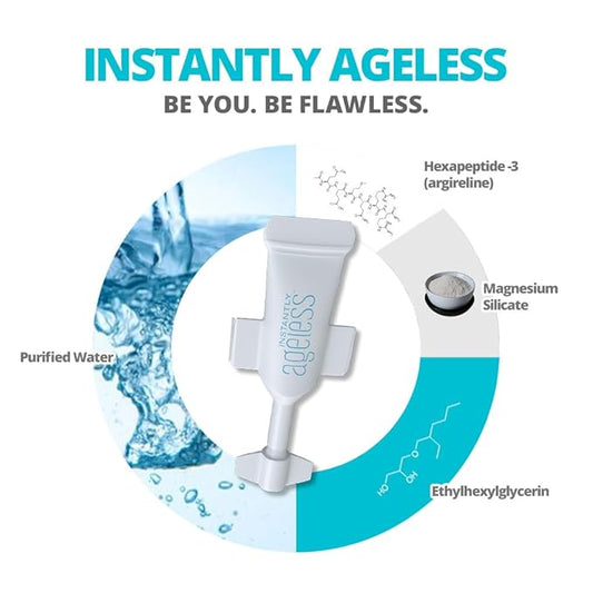 Instantly Ageless - Instant Face Lift in a Vial - Skin Care for Anti Aging face cream - Instant Under Eye Bags Remover - Facelift 10 Vials