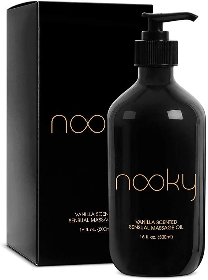 Vanilla Massage Oil with Fractionated Coconut Oil.16 Ounce