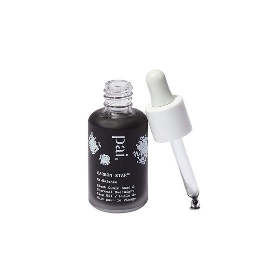 PAI SKINCARE - Organic Carbon Star Detoxifying Overnight Face Oil | Natural, Vegan, Sensitive Skincare (1 fl oz | 30 ml)