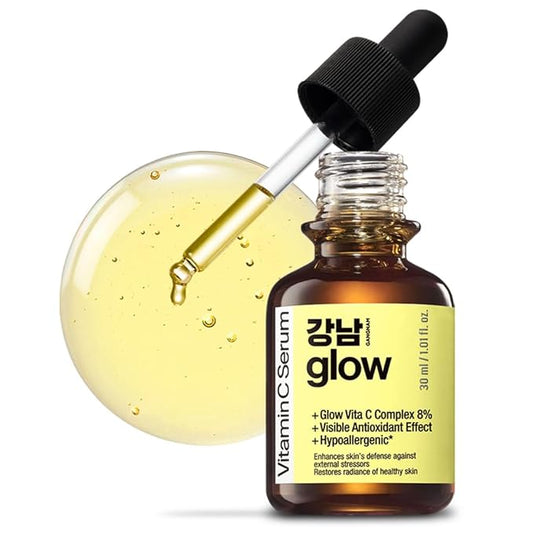 125 Hours Antioxidant Serum with Pure Vitamin C & Ferulic Acid | Korean Glass Skin Products | Vitamin C Face Serum | Korean Skin Care | Serum Vitamina C - 1.01fl oz (30ml)