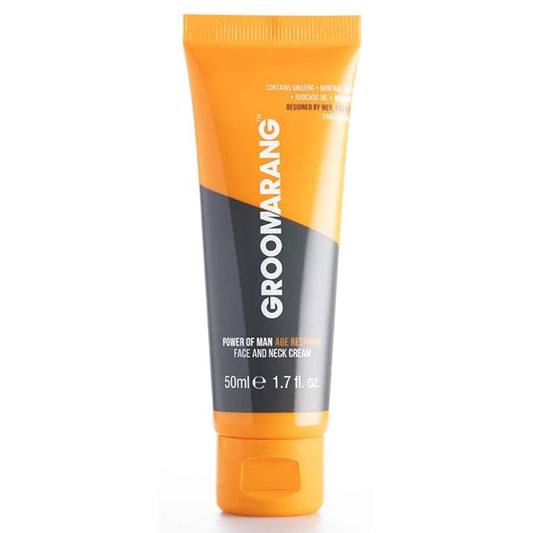 Power Of Man 'Age Response' Day & Night Anti Ageing Cream - For Face And Neck - Contains Avocado Oil Mineral Salts Ginseng Root & Niosomes
