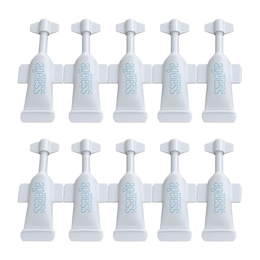 Instantly Ageless - Instant Face Lift in a Vial - Skin Care for Anti Aging face cream - Instant Under Eye Bags Remover - Facelift 10 Vials
