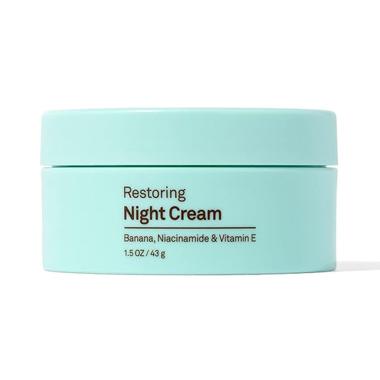Sun Bum Skin Care Restoring Night Cream - Vegan and Cruelty Free Moisturizing Formula with Niacinamide and Vitamin E - 1.5 oz