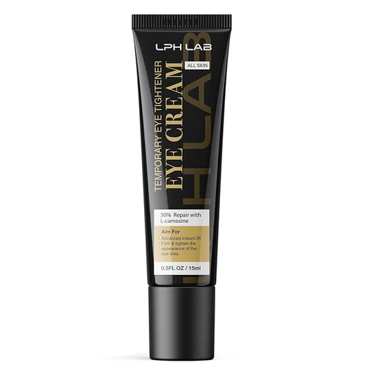 Instant Firm Eye Tightening Cream: Temporary Eye Bag Removal Tightener for Under-eye Puffiness Reducer Treatment, No White Residue or Flaky Buildup