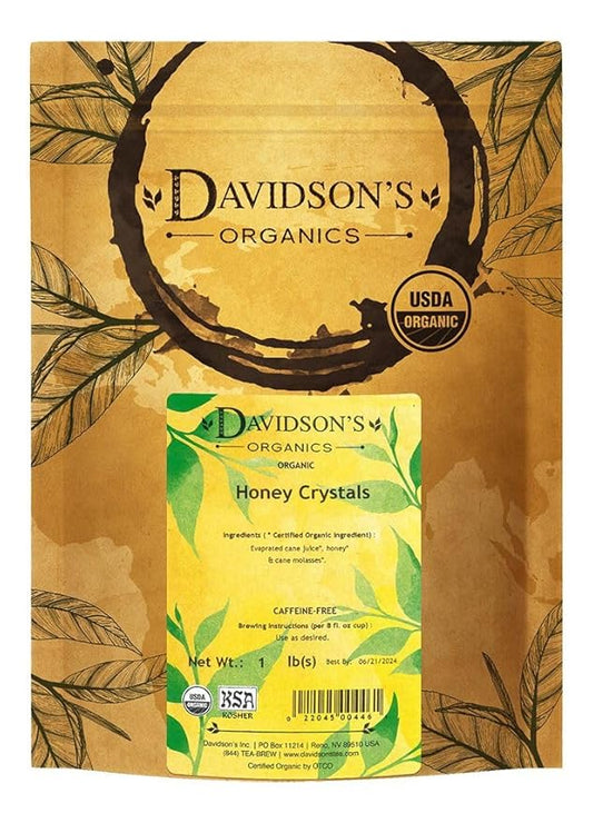 Davidson's Organics, Honey Crystals, Bulk, 16-Ounce Bag