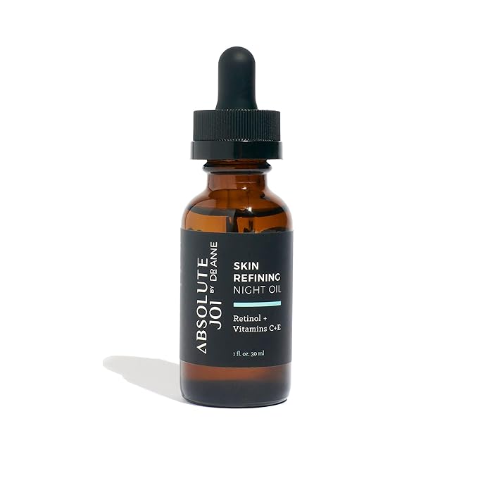 Retinol Oil Serum with Vitamin C, Skin Refining Night Oil for Fine Lines and Hyperpigmentation with Sensitive Skin Friendly Granactive Retinoid - Unscented - 1 Fl Oz Full Size