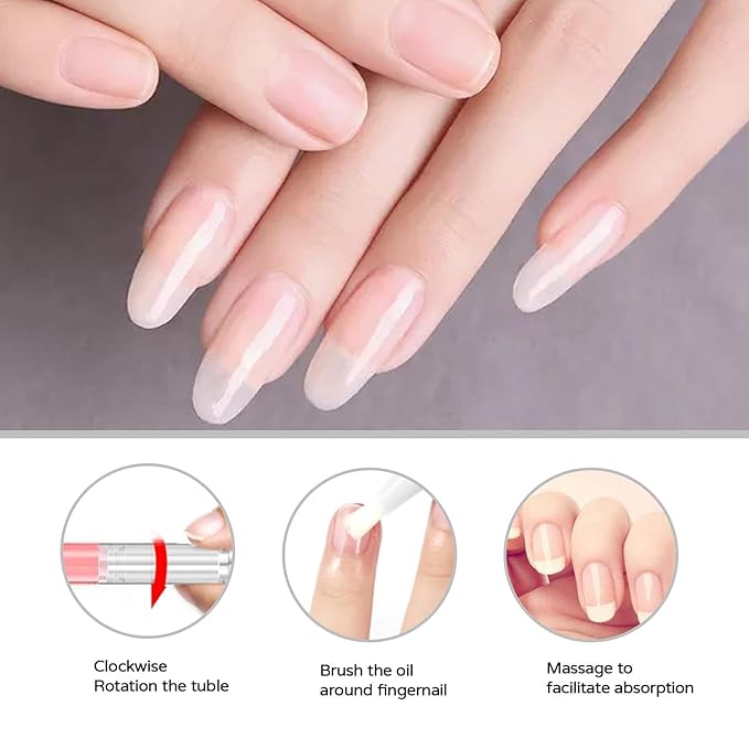 AIJIMEI 12pcs Nail Cuticle Oil Pen Gel Nail Oil Pen Nourishment Polish With Vitamins Moisturized Gel Repair Care Cuticle Oils