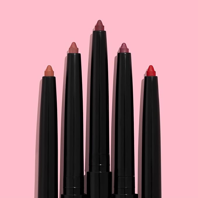 wet n wild Perfect Pout Matte Retractable Gel Lip Liner Pencil, Rich Creamy Long Lasting Color, Well-Defined and Flawless Application, Vegan & Cruelty-Free - Purple Lay Down the Mauves