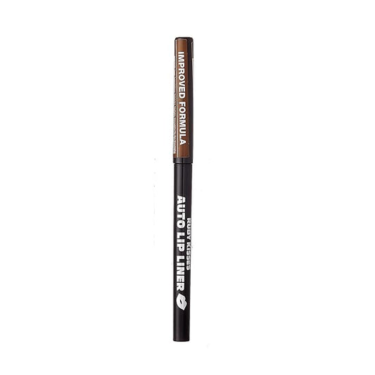 Ruby Kisses Auto Lip Liner Pencil (Cappuccino 3 Pack), Long Lasting & Non-Fading, Smooth Application, Non-Feathering with Rich Pigmented Color, No Sharpener Needed, Ideal for Full Lips Look