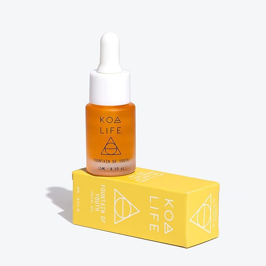 KOA LIFE Doctor-Formulated Anti-Aging Rosehip Face Oil, Made in USA, Organic, Vegan, Cruelty & Chemical Free Fountain of Youth
