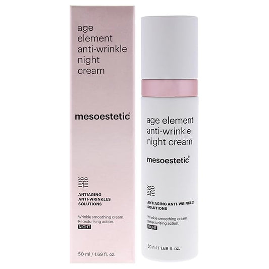 Mesoestetic Age Element Anti Wrinkle Night Cream for Unisex - 1.69 oz Cream