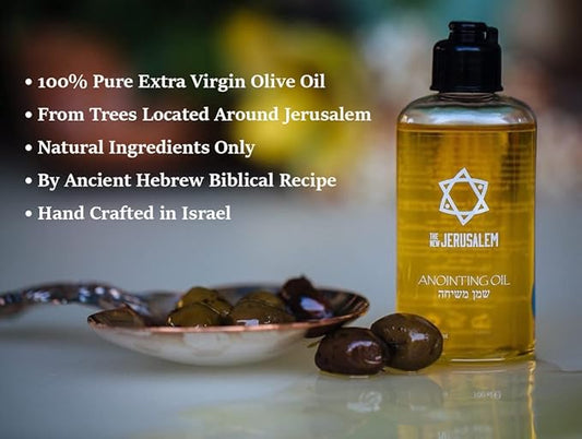 Cinammon Anointing Oil from Israel, Holy Spiritual Oils Bottles from Jerusalem Blessed, Handmade with Natural Ingredients and Blessed for Wedding Ceremony, Religious Use, 0.34 Fl Oz