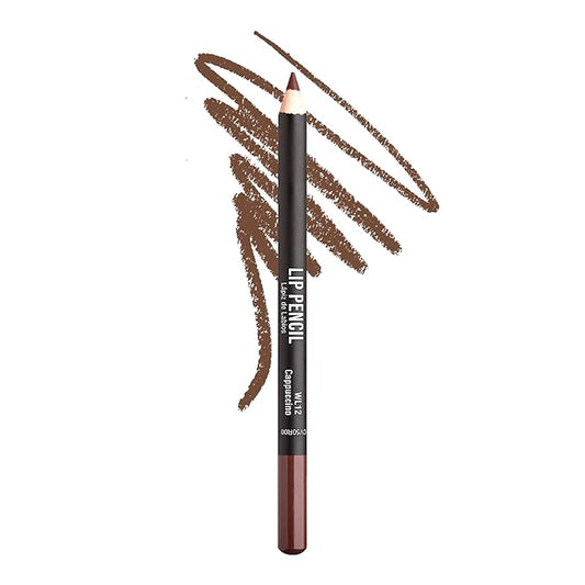 Professional Slim Lip Pencil, Creamy Soft Lip Liner, Smooth Long-Lasting Rich Lip Color, Natural Lip Makeup, Water-Resistant Lip Crayon (Cappuccino)