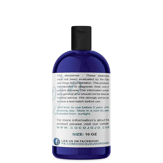 Dr Joe Lab Evening Primrose Oil 16 oz Pure Natural Cold Pressed Unrefined Extra Virgin Evening Primrose Seed Oil - for Hair Skin Body Nail and Beard - Moisturizing & Nourishing