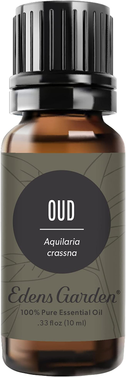 Edens Garden Oud Essential Oil- 100% Pure Premium Grade, Undiluted, Natural, Therapeutic, Aromatherapy, The Best for Diffuser, Skin, Candle, Humidifiers 10 ml (.33 fl oz)