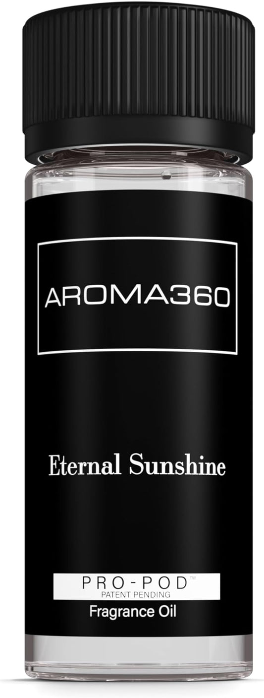 Aroma360 - Eternal Sunshine Pro Pod Fragrance Oil Blend | Hotel Inspired Luxury Essential Oil Diffuser | Aromatherapy Scent Diffuser Oil | Satsuma, Golden Bamboo and Cedar 1.7 fl oz, 50 mL