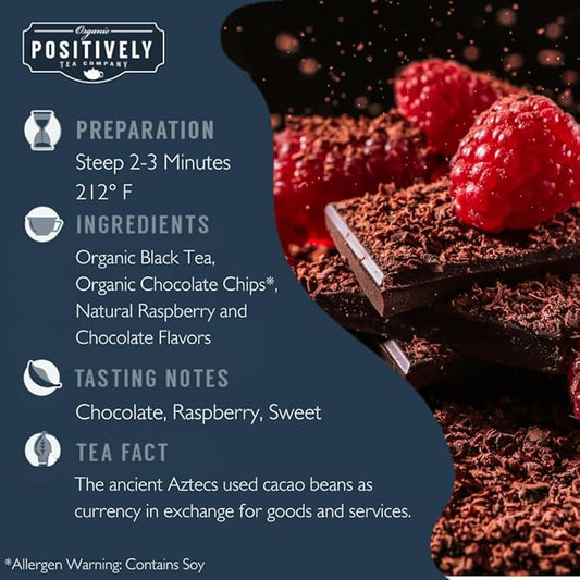 Organic Positively Tea Company, Lover's Cup Black Tea, Loose Leaf, 16 Ounce