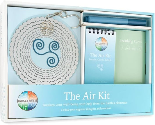 The Air Kit – Jump Into Spring with Selfcare - Breathe Away Negative Thoughts for Stress Relief and Healing - Care Kit by Two Sage Sisters